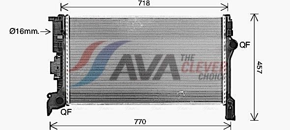 Радіатор основний AVA VO2304 ціна, від 111.11 USD
